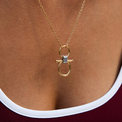 Horse Bit O-Ring Jewelry Set  Necklace, Bracelet & Earrings