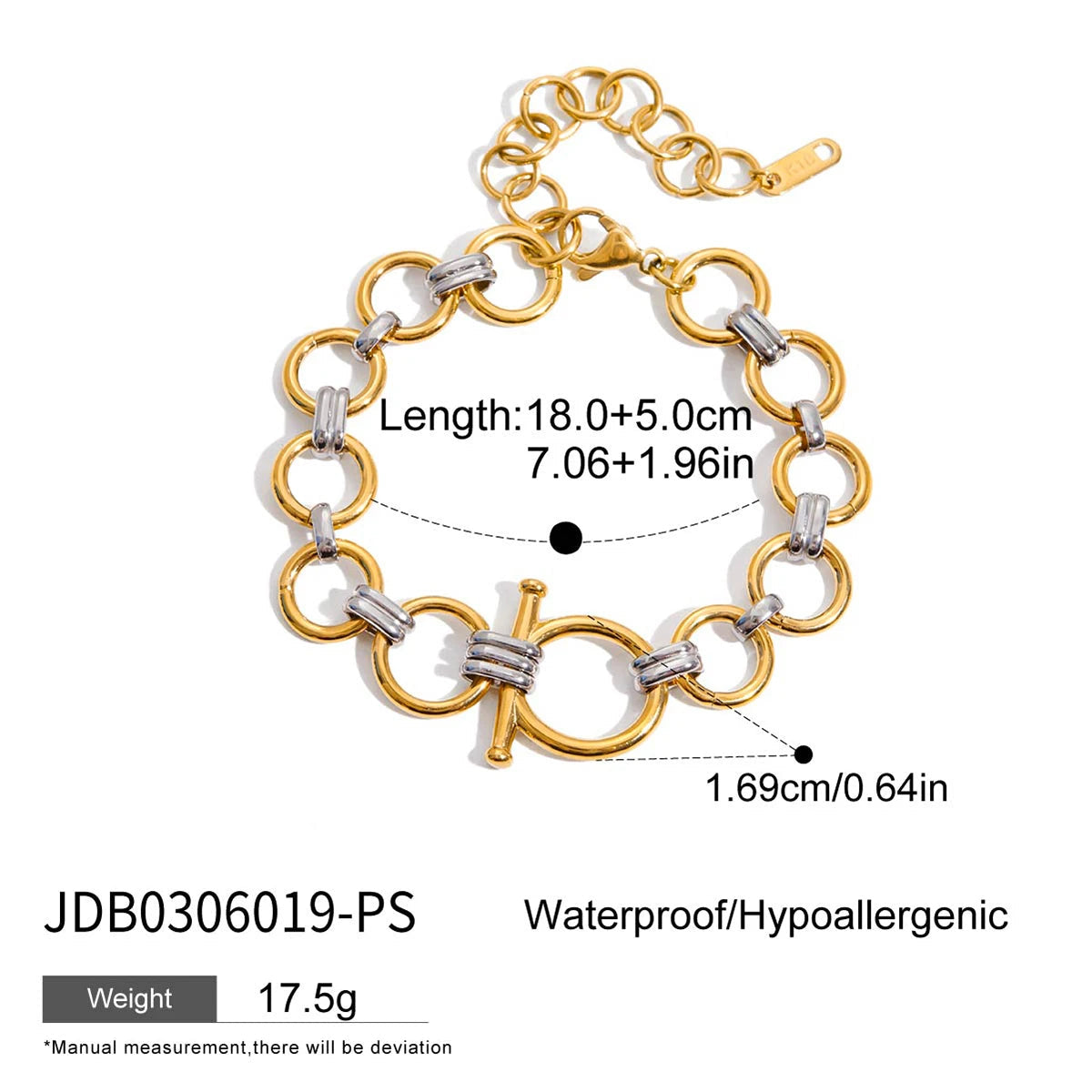 Horse Bit O-Ring Jewelry Set  Necklace, Bracelet & Earrings