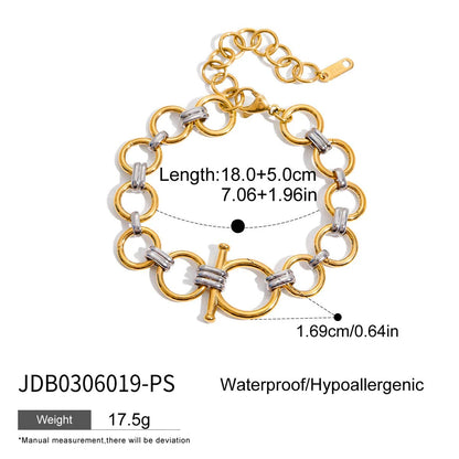 Horse Bit O-Ring Jewelry Set  Necklace, Bracelet & Earrings