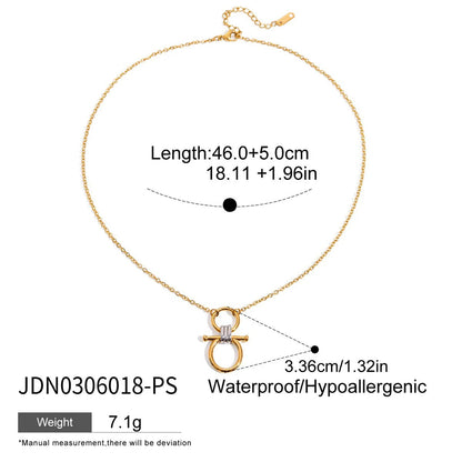 Horse Bit O-Ring Jewelry Set  Necklace, Bracelet & Earrings