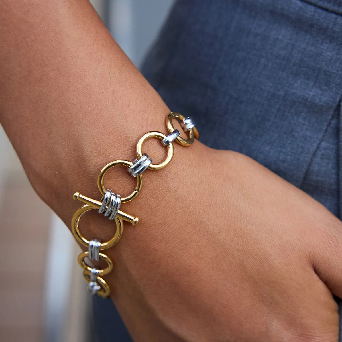 Horse Bit O-Ring Jewelry Set  Necklace, Bracelet & Earrings